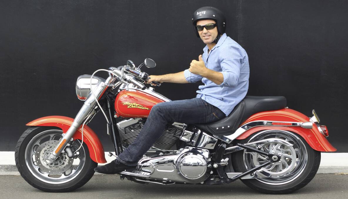 LEADER: Brad Fittler is among the NSW Rugby League past and present players involved in the Hogs For Homeless ride.