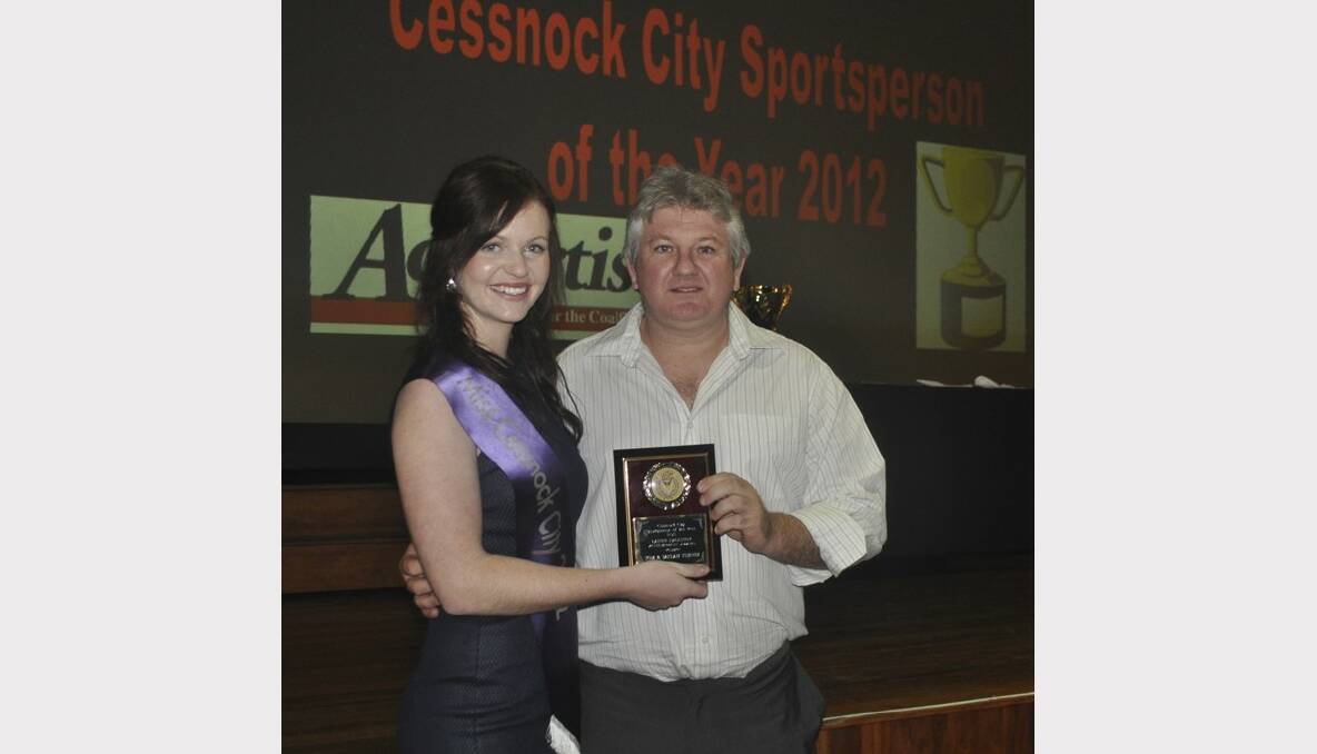 Miss Cessnock City Taylah-Jane Turner and her father Tom received a special 'father-daughter' achievement award.