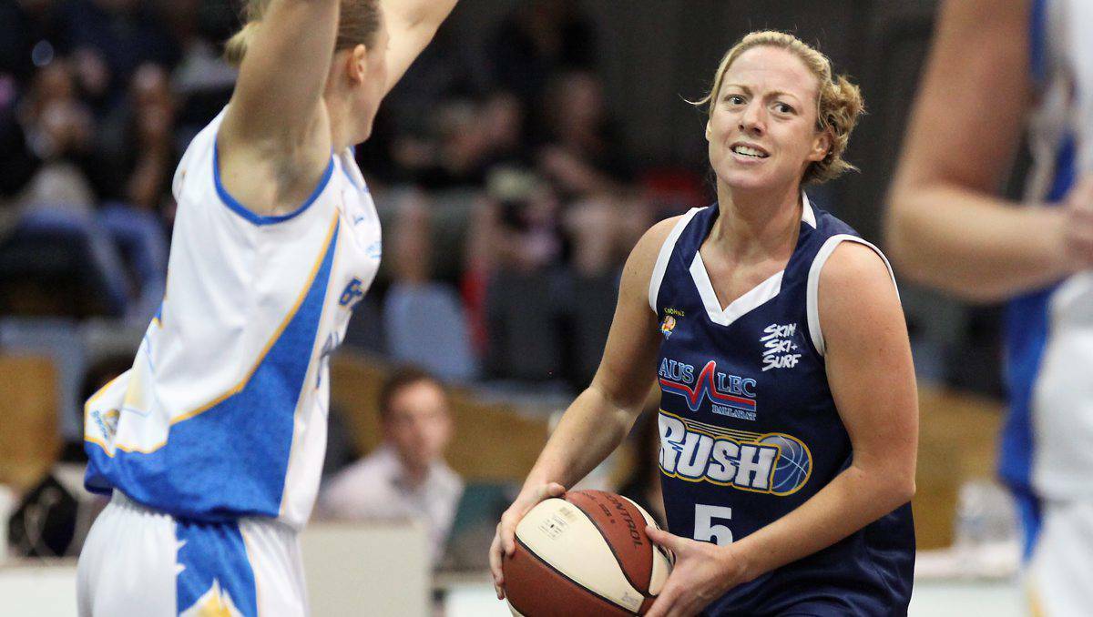 PENALTY: Andrea McMahon, in action for Ballarat Rush, is appealing Ambulance Victoria’s decision to sack her for taking too much unpaid sick leave to play sport.