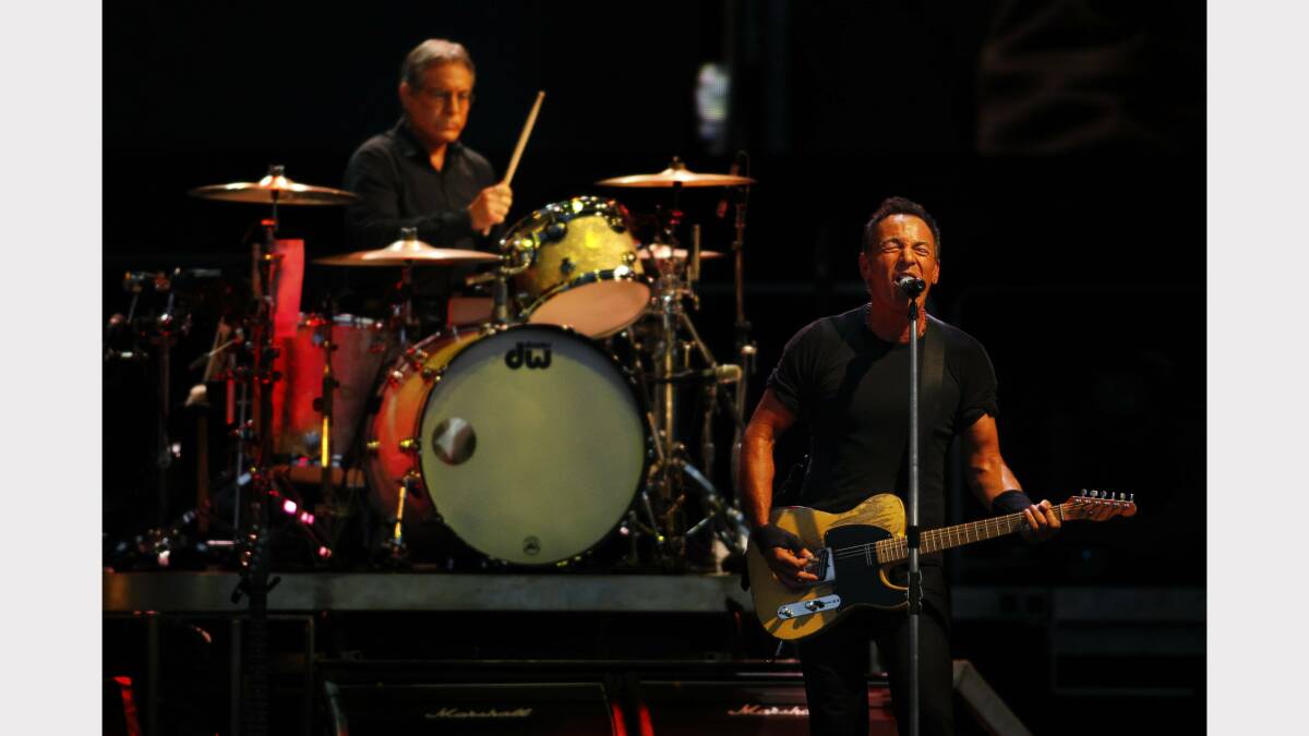 Bruce Springsteen at Hope Estate, Saturday February 22. Pic: Max Mason-Hubers