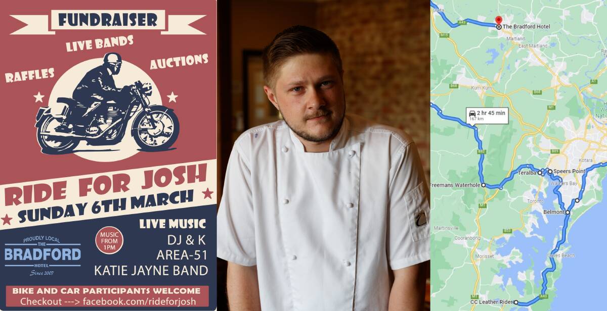 COMMUNITY SUPPORT: The Ride for Josh charity ride will end at the Bradford Hotel, where there will be raffles, auctions and live bands. Pictures: Max Mason-Hubers and Supplied.