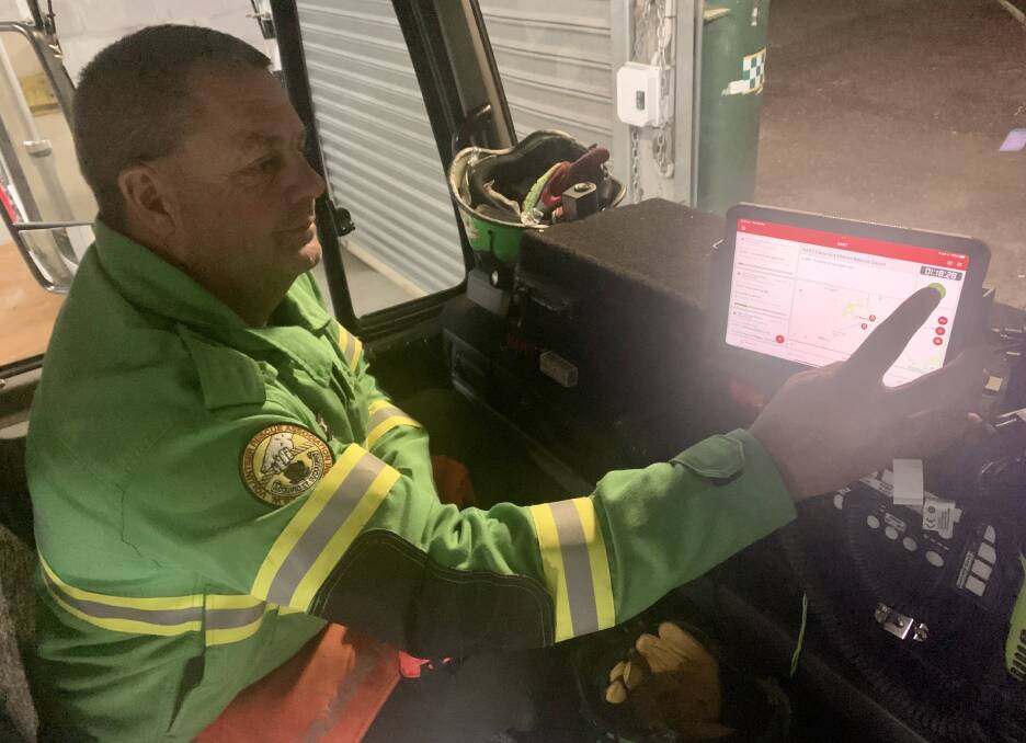 NEW TECH: The VRA squad's new tracking system was put to good use in Monday night's storm, where they responded to 21 jobs while assisting the SES. Picture: Supplied.