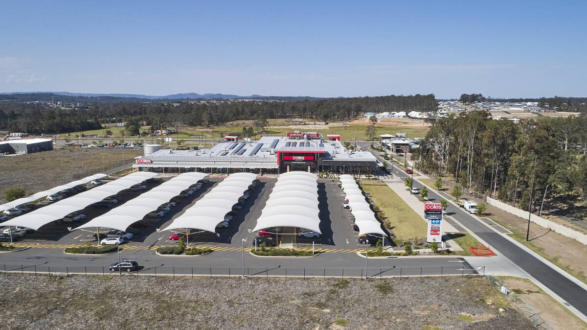 The Coles supermarket is secured on a new 10-year net lease and accounts for 66 per of the centre's gross rent income. Picture supplied