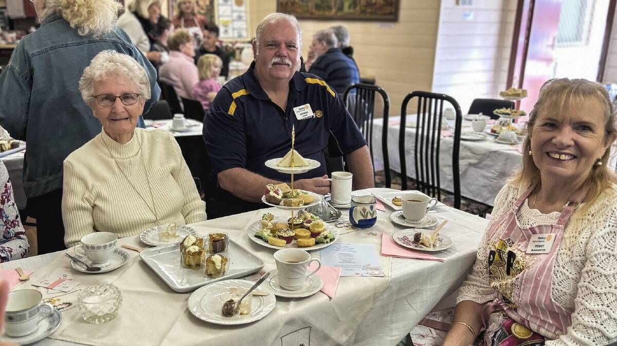 BIGGEST MORNING TEA: The Rotary Club of Cessnock raised funds for the Cancer Council, all while enjoying a delicious high tea. Picture supplied