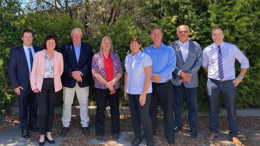 HUNTER MAYORS: From left, Jay Suvaal, Kay Fraser, Maurice Collison, Claire Pontin, Sue Moore, Philip Penfold, John Connors and Ryan Palmer. Picture supplied