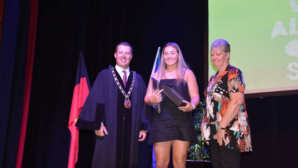Kayla Romaniuk was named Cessnock's Young Citizen of the Year at the 2023 Australia Day awards ceremony. Picture by Laura Rumbel
