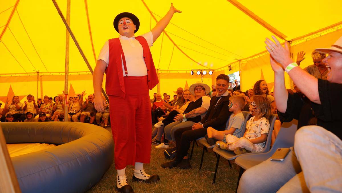 CIRCUS: Owner and clown Kane Harrington has had the dream of having his own circus from a young age. Picture supplied