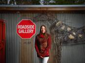 Full of local artists: Stephanie Vella, owner of the Roadside Gallery in Wollombi. Picture: Marina Neil