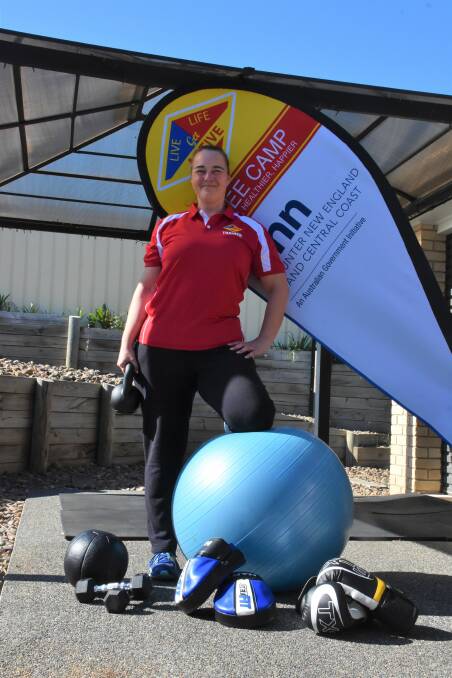 STEP UP: Personal trainer Donna Oliver is encouraging local residents to sign up for the free fitness camps.