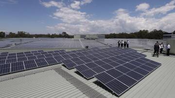 The $2.8 million rooftop solar system at Stockland Green Hills., 