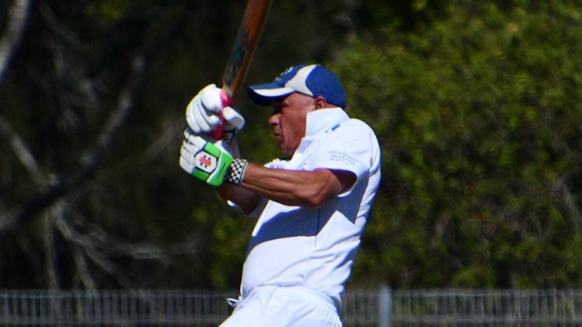 MATCH-WINNER: Greg "Shorty" Andrews blasted 92 not out off 58 balls to guide Greta/Branxton to victory against Wine Country at Allandale