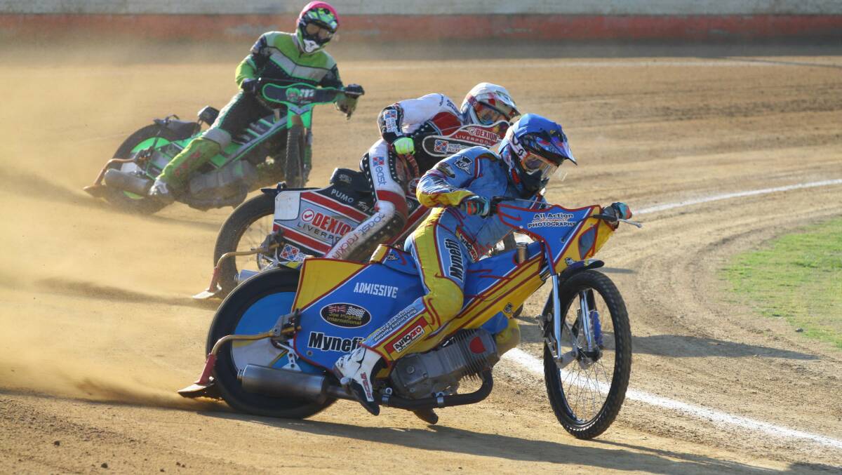 GREAT FORM: Jye Etheridge scored 14 points for the Berwick Bandits against the Edinburgh Monarchs. Picture: Paul Galloway