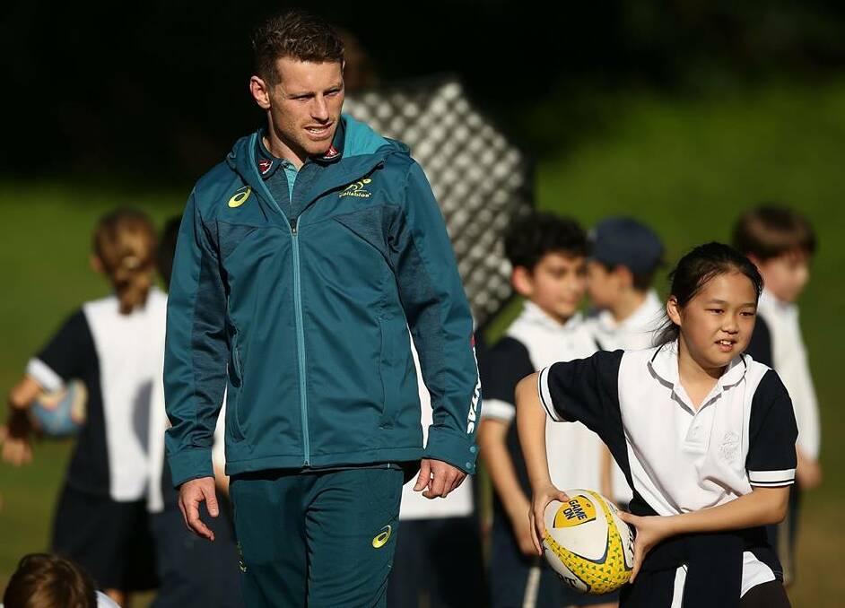 STAR POWER: Wallabies star Bernard Foley and the entire Wallabies squad will be running a skills session for youngsters from 4pm on Monday, August 6, at Cessnock Sportsground.