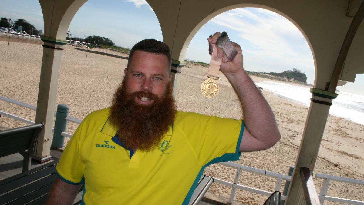 GOLD: Dan Repacholi with his 2018 Commonwealth Games gold medal.
