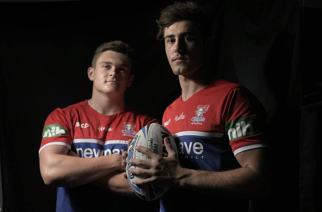 TEAMMATES: Brodie Jones and Brayden Musgrove have been selected in the NSW Blues under-18 squad, but before then they have a major semi-final to win to progress to the SG Ball competition grand final. Picture: PERRY DUFFIN