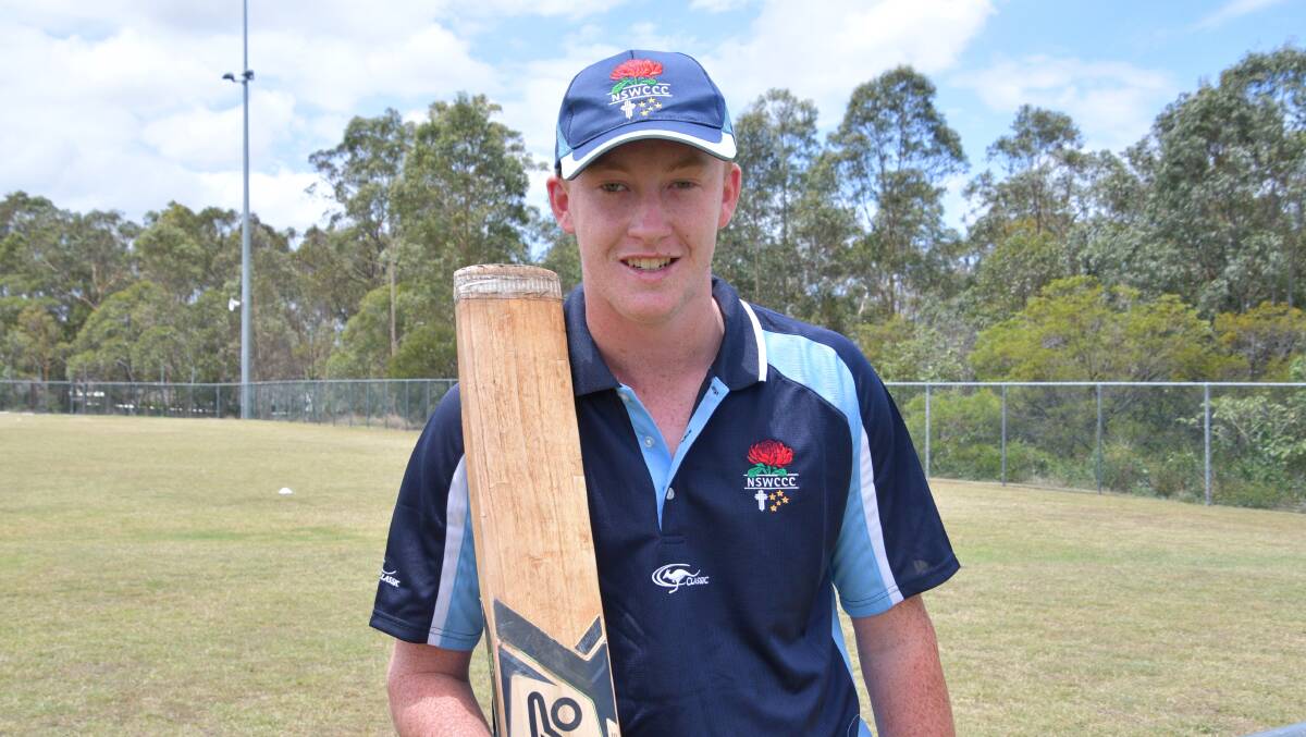 Fast track: Jack Sylvester has been named in the NSW All-Schools under-15 cricket team to play at the national titles in February. 