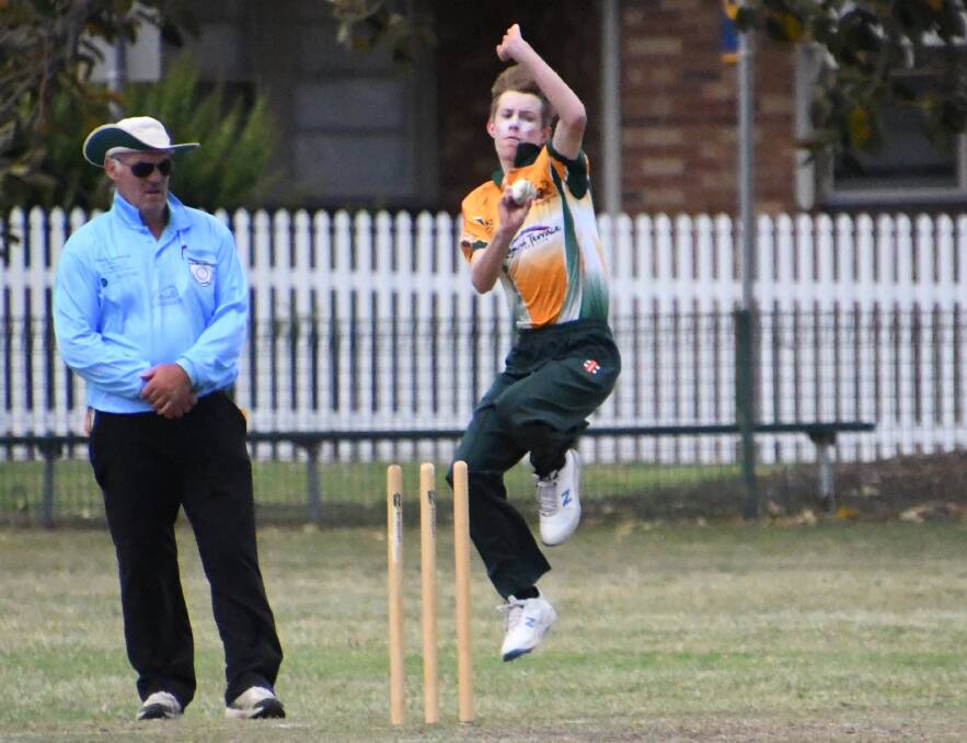 Top performer: Raymond Terrace all-rounder Lachlan Page won the Chris Mudd Memorial Trophy for the junior representative player of the year.