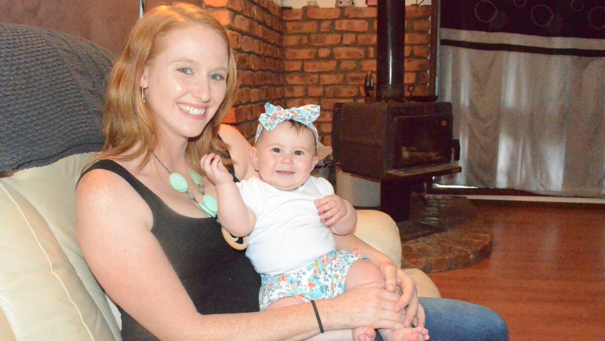 OPTIONS: Home birth advocate Chrissy Grainger and her daughter Jade. 