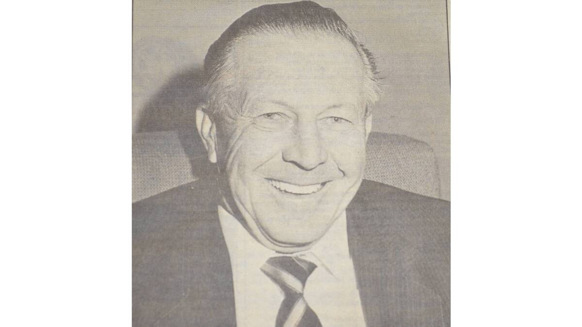 Merv Pyne, pictured on the front page of the Advertiser on September 13, 1995 after winning the mayoral election.