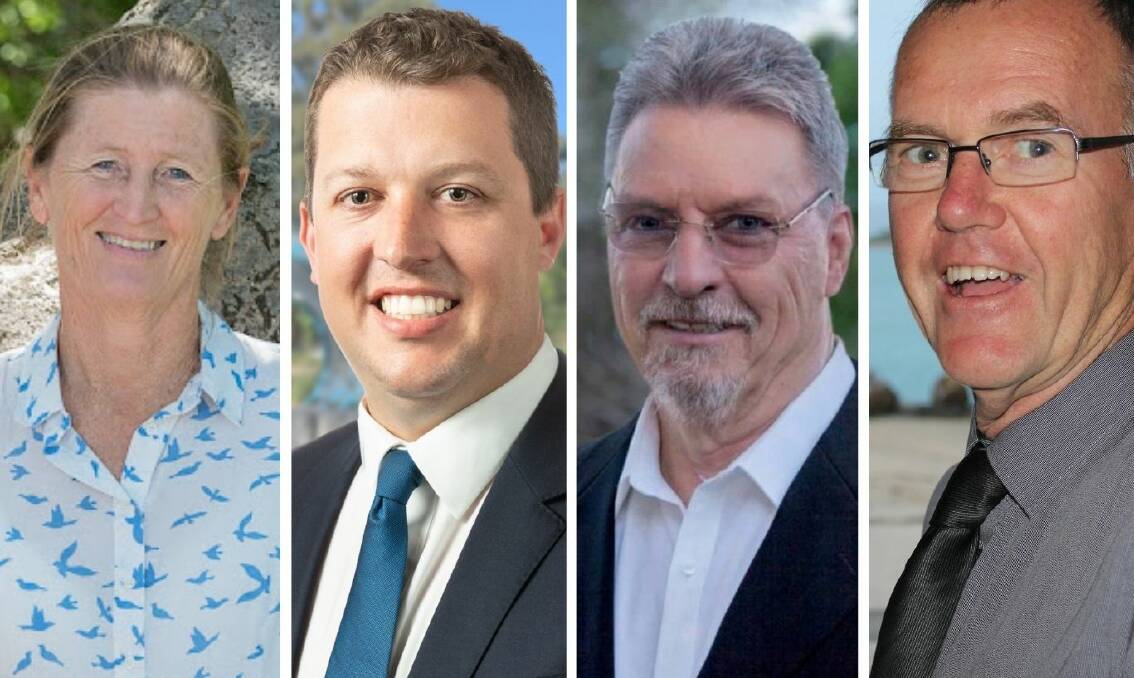 THE CONTENDERS: Janet Murray (The Greens), Jay Suvaal (Labor), John Moores (Liberal) and Ian Olsen (Independent) are the mayoral candidates for the 2021 Cessnock City Council election.