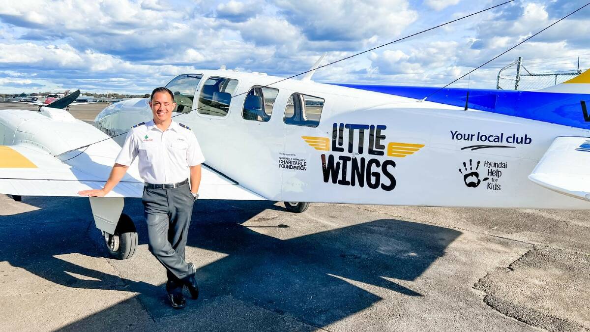 COMMUNITY CONNECTION: Little Wings Australia volunteer pilot Tien Wooi.