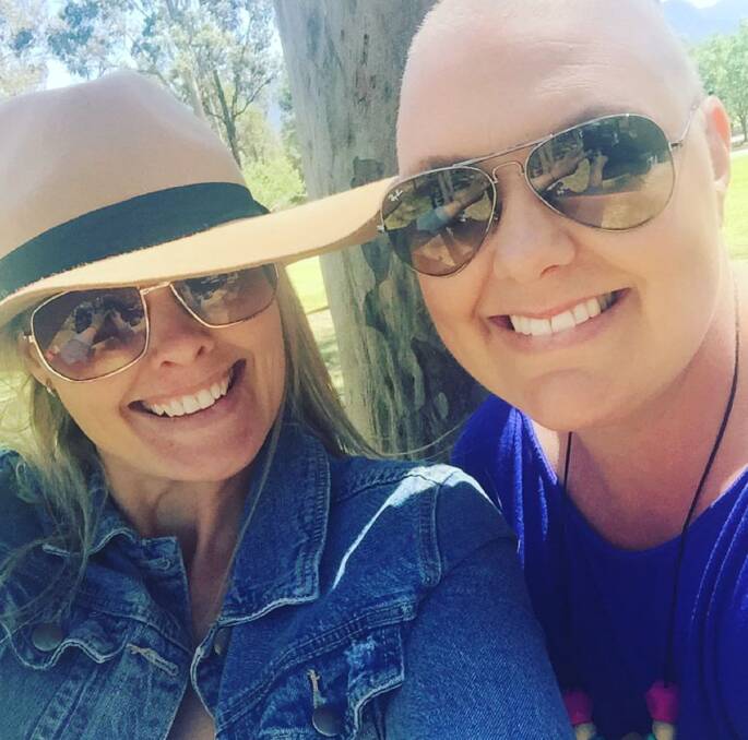 SPECIAL CONNECTION: Kristy Harris (left) is doing Dry July for her best friend Amanda Barrass, who was recently re-diagnosed with cancer.