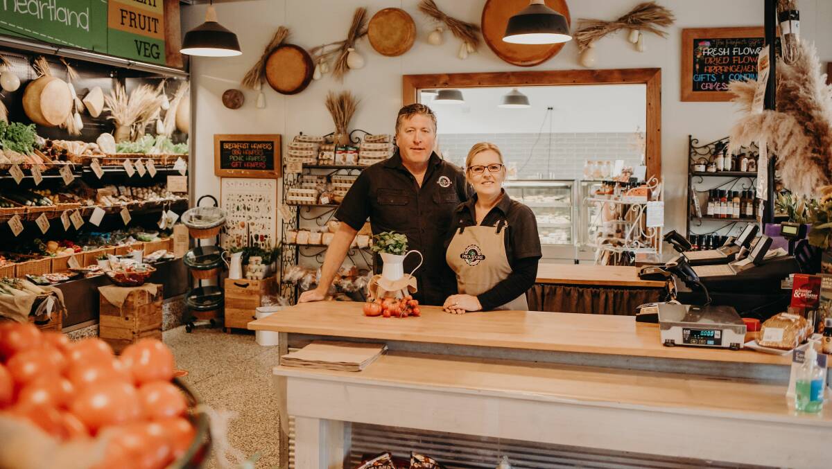 ACHIEVEMENT: Wollombi Road Providore owners Michael Jenness and Lisa Cussen.