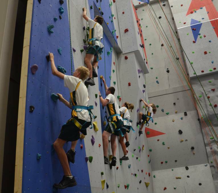 ACTIVE: PCYC Cessnock has some great wet-weather activities, including rock climbing, to cure that school holiday boredom.
