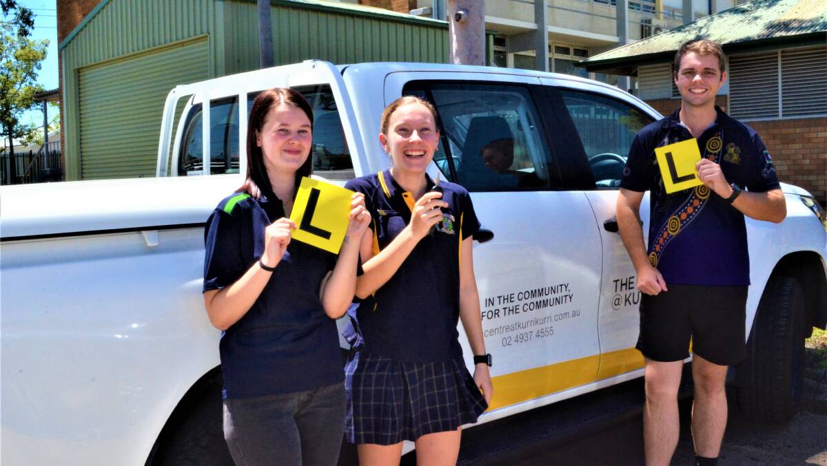 OPPORTUNITY: Cessnock High School students Angel Welland, Katherine Kennedy and Joseph Barry have signed up for the Cessnock Driving Success program. Picture: Krystal Sellars