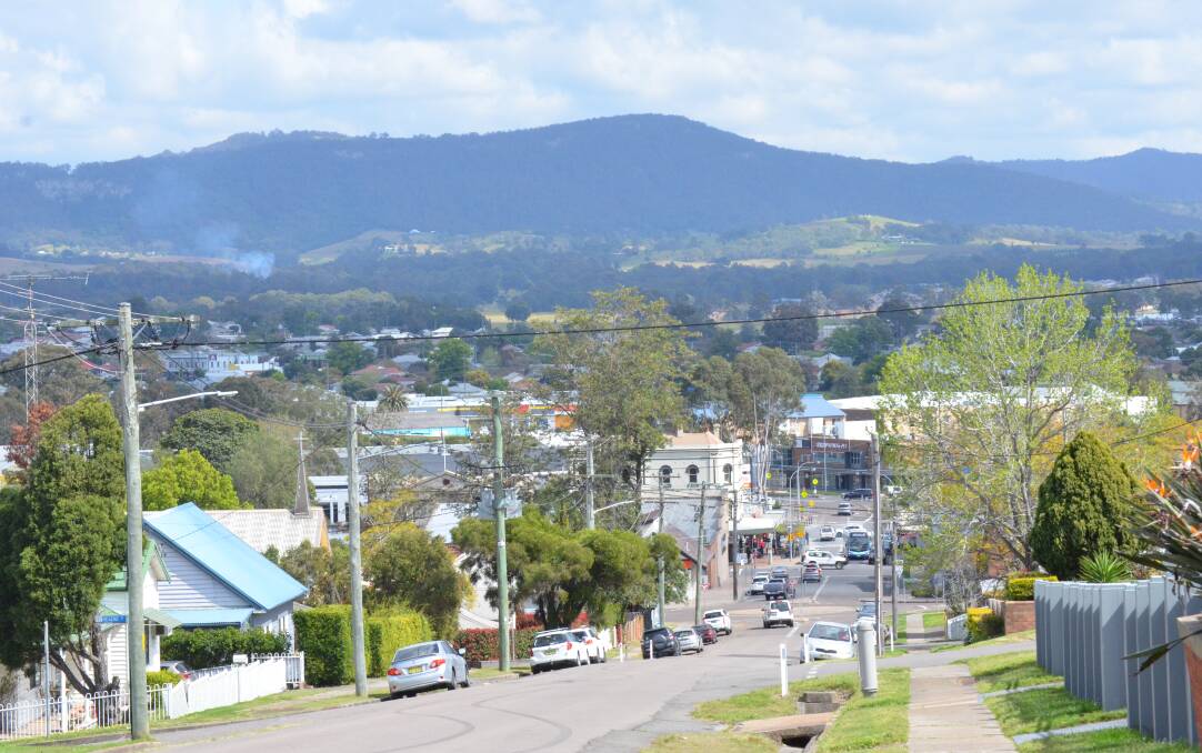OUR TOWN: The view over Cessnock CBD, from Cooper Street. Picture: Krystal Sellars