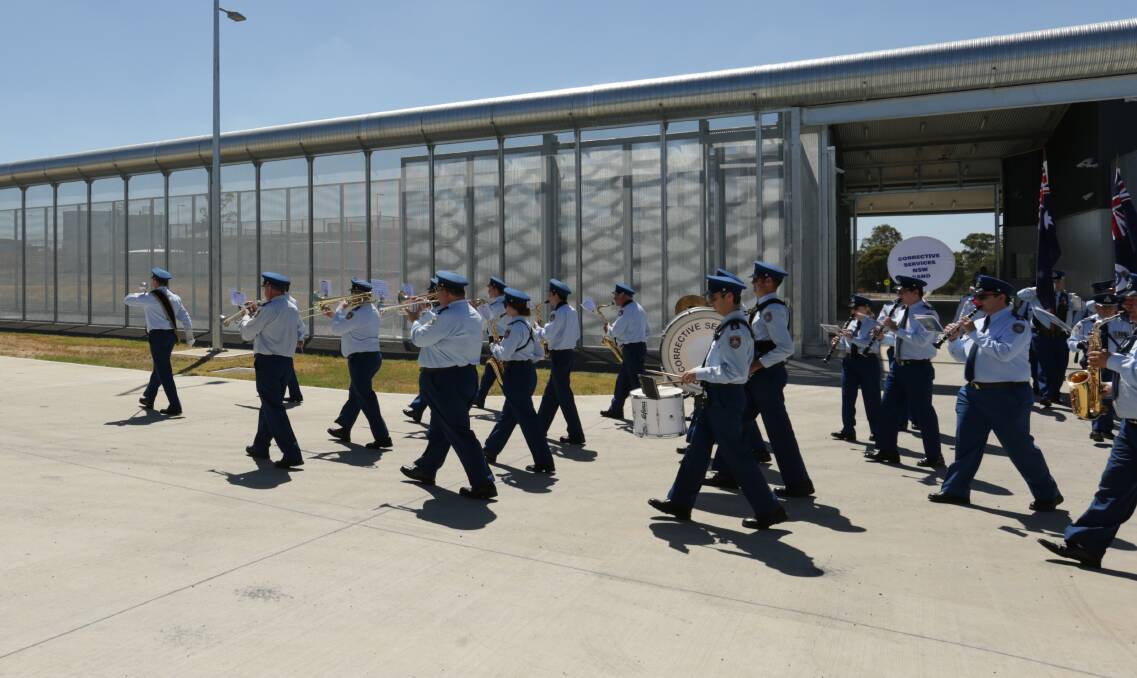 CEREMONY: The Corrective Services NSW band performed at the official opening of the Hunter Correctional Centre on January 30. Picture: Simone De Peak