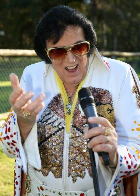TRIBUTE: Norm Bakker, the 'Aussie Elvis', will perform at East Cessnock Bowling Club on Saturday night.