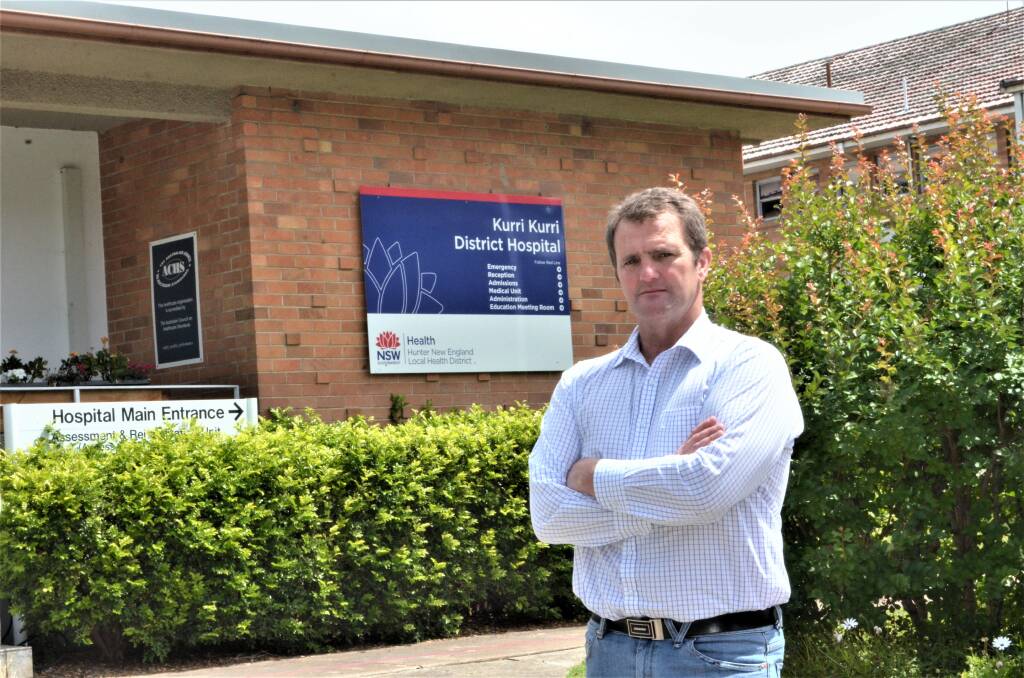 CLAIMS: Cessnock MP Clayton Barr said the speculation surrounding Kurri Kurri Hospital's future had likely come from a "lack of communication" from health district executives. Picture: Krystal Sellars