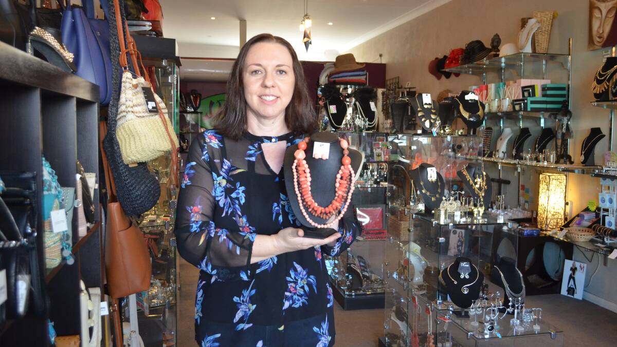 UNIQUE PRODUCTS: Jdlani Jewellery and Giftware owner Michelle James fulfilled a dream when she bought the Vincent Street business in 2016.