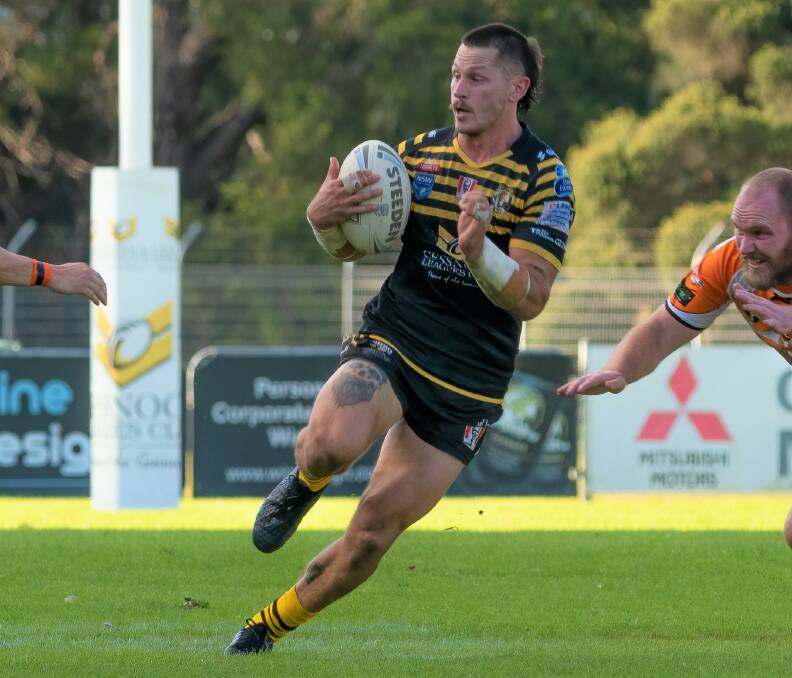 MR CONSISTENT: Back rower Wyatt Shaw was again among the Goannas' best along with skipper Reed Hugo and Harvey Neville. Picture: Lindsay Vagg