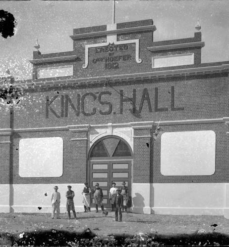 TREAT: The Kings Hall cinema at Kurri Kurri screened free movies for local children in December 1933, at a time the town was struggling economically.