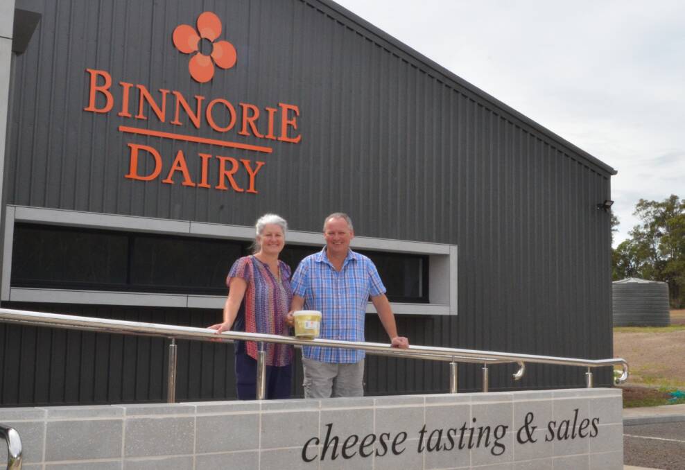 NEW HOME: Binnorie Dairy owners Sally and Simon Gough at the dairy's new premises on Lodge Road, Lovedale. Picture: Krystal Sellars