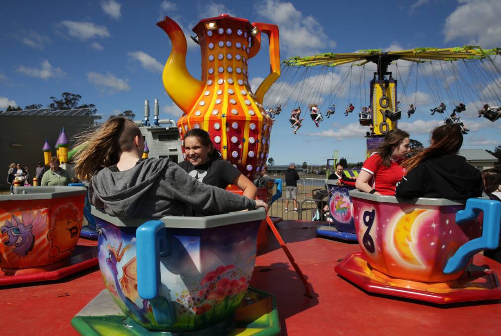 THRILLS: Rides will once again be part of the fun at the St Philip's Christian College Spring Fair this Saturday. Picture: Simone De Peak