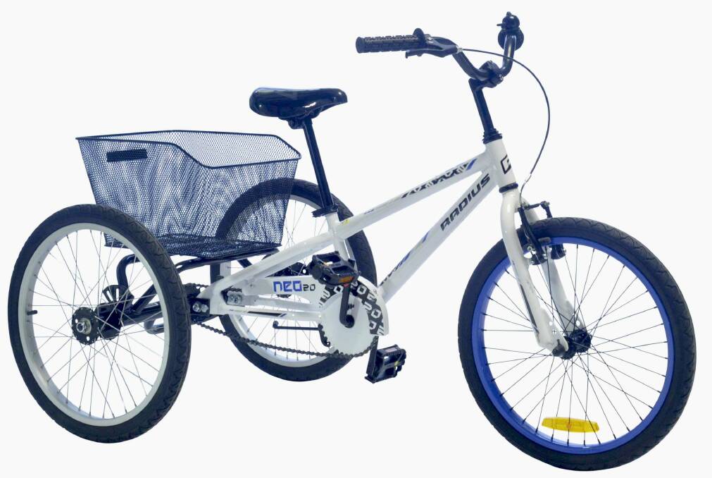 SPECIAL BIKE: A bike similar to the one Daytona Sharp will receive after fundraising by Stanford Merthyr Infants School and the local community.