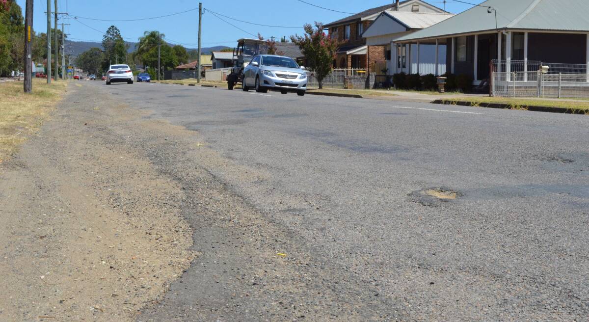 BUMPY: Cr Ian Olsen moved that council reinstate funds to upgrade Mount View Road, but the council voted to defer the project until a new access road to Cessnock Correctional Centre has been constructed.