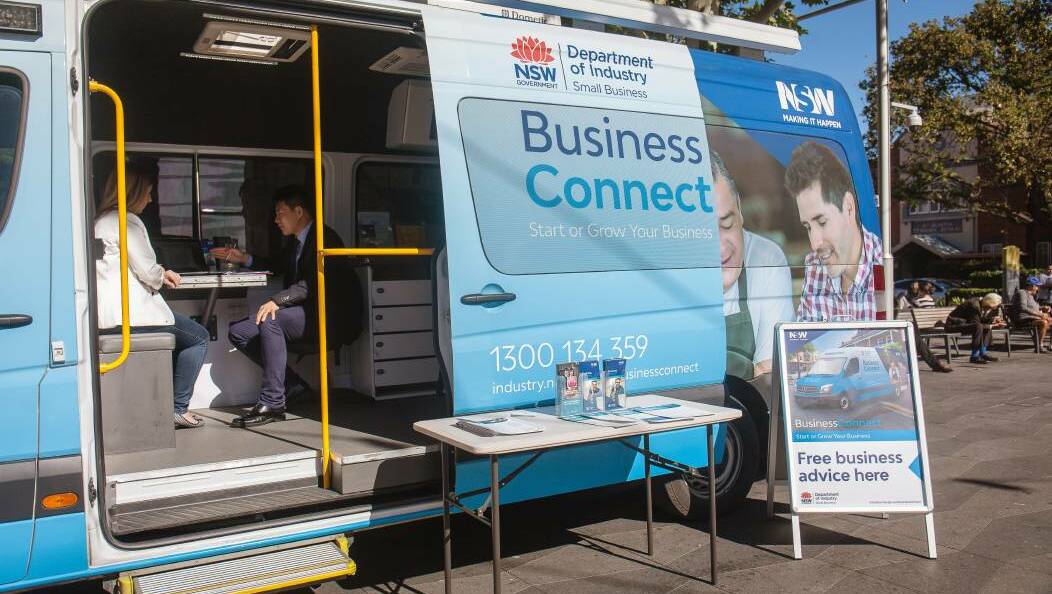 ADVICE: The Business Bus will be in the Charlton Street carpark on Monday, April 23 from 9am to 3pm.