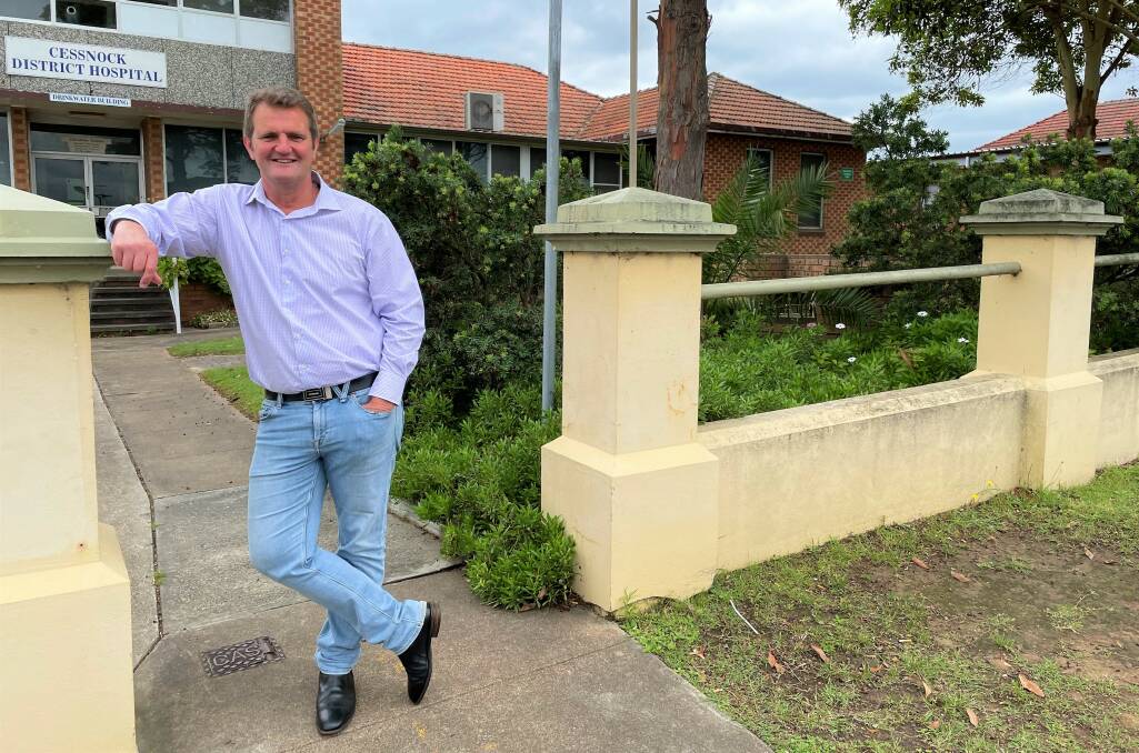 EXCITED: Member for Cessnock Clayton Barr said the funding announcement provides the opportunity to "think big" about Cessnock Hospital's future.