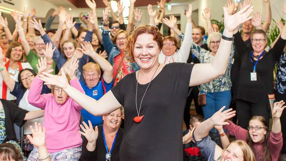JOY: The first Cessnock Sings in 2017 was attended by about 80 people. Picture: Nicole Spears