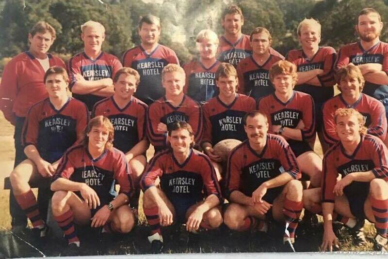 BACK IN THE DAY: The Kearsley Rugby League team of the late 1980s.