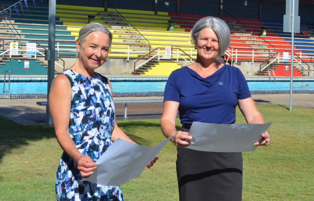 PROJECTS: Cessnock City Council general manager Lotta Jackson and open space and community facilities manager Nicole Benson.