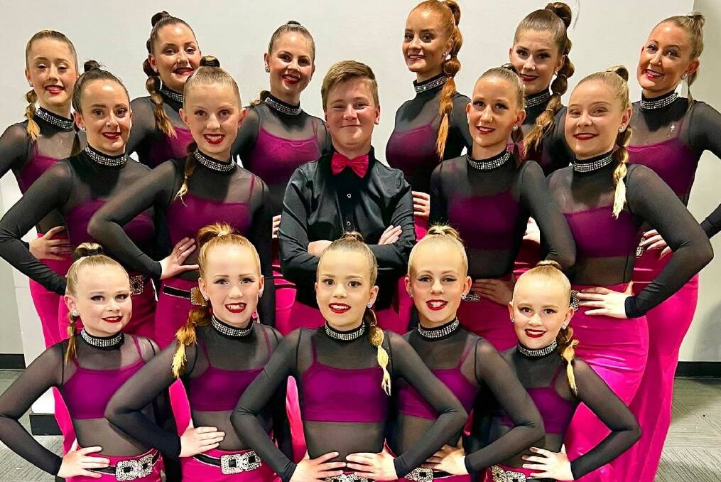 A squad of 16 dancers from MJ's Dance Studio will compete at the 2023 Showcase National Dance Championships on the Gold Coast in January. Picture supplied.