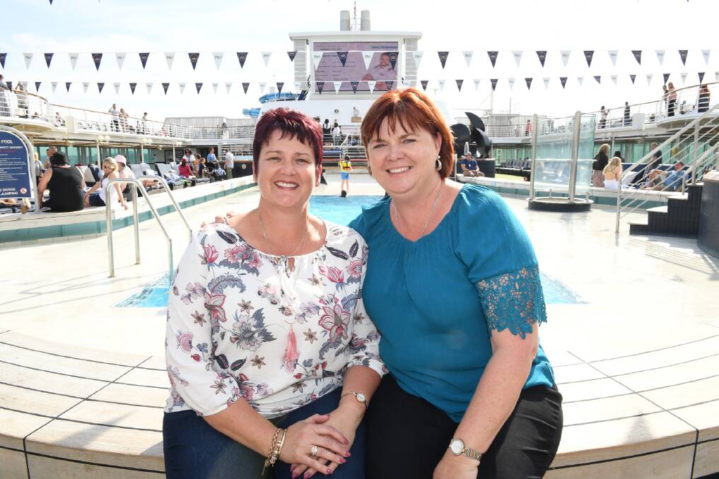 IN IT TO WIN IT: Cessnock friends Kylie Gray and Julie Horn have won a competition to have their say in the design of a P&O cruise ship.