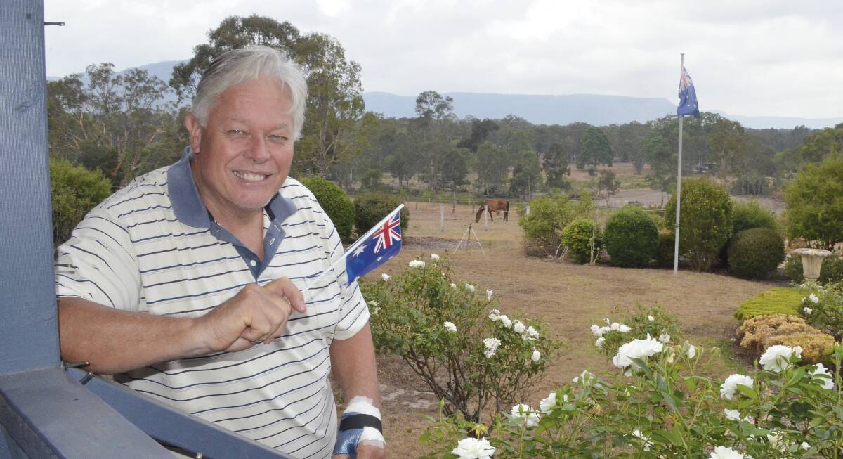 MAKING IT OFFICIAL: Quorrobolong resident David Willard will become an Australian citizen at Cessnock's Australia Day ceremony on Sunday, 62 years after he emigrated from England.