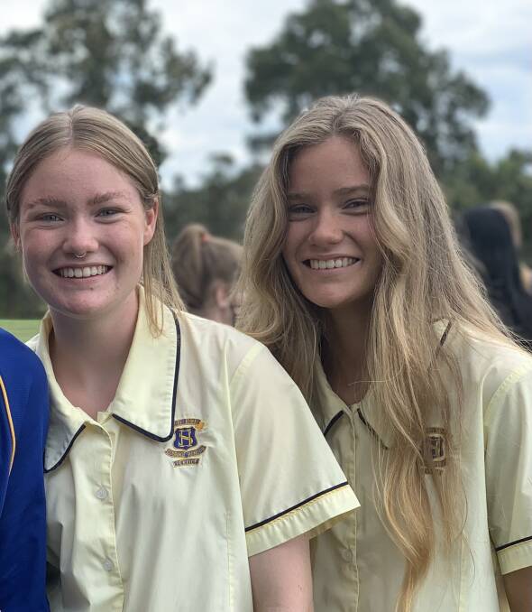 GREAT RESULTS: Twin sisters Sophia and Lucy Bacon, from Kurri Kurri High School, were named on the 2021 HSC Distinguished Achievers List.