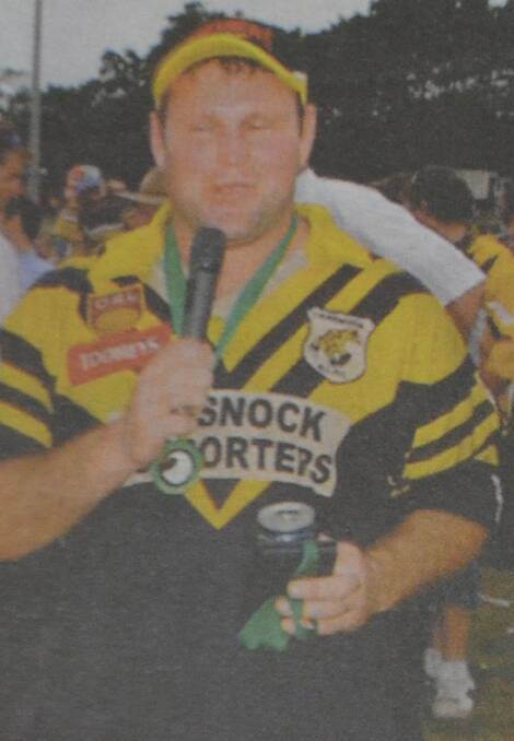 AWARDS: Andrew Taylor, who won the man of the match award and the prestigious Don Schofield medal in 2003.